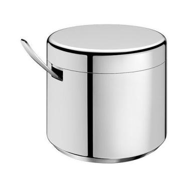 Imagem de Açucareiro Com Colher Bergen 9cm - Brinox Ø9x9x7,7CM