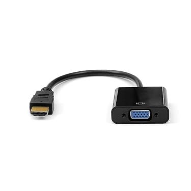 Imagem de PlusCable Cabo Adaptador de video HDMI Macho para VGA Femea ADP-HDMIVGA10BK