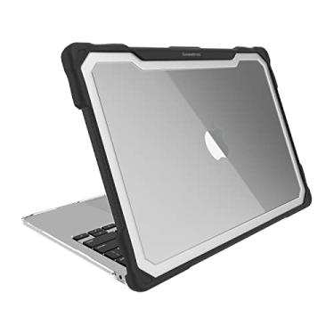 Imagem de A capa para laptop SlimTech da Gumdrop serve para MacBook Air de 13 polegadas (M2, 2022). Projetada para estudantes do ensino fundamental, professores e salas de aula – amortecedores resistentes e
