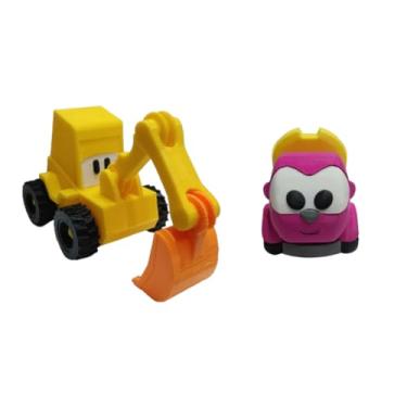 Imagem de Kit Max e Lea - 2 Brinquedos impressao 3D SEM LEO CAMINHAO