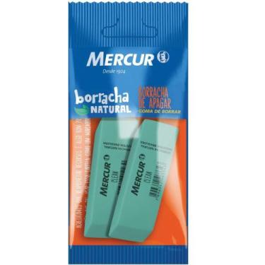 Imagem de Borracha Colorida Clean Verde PULL PACK Blister com 2 - Mercur