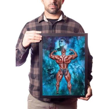 Imagem de Quadro Jay Cutler Fisiculturista Arte Musculação - Fanarte