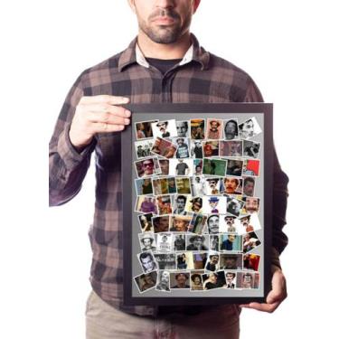 Imagem de Quadro Seu Madruga Chaves Dom Ramon Mosaico Arte Colagem - Fanarte