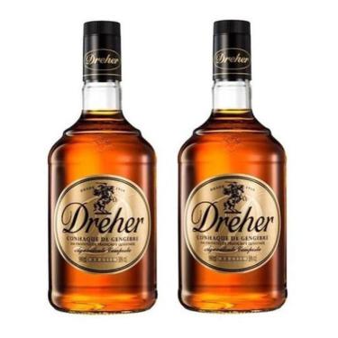Imagem de Conhaque De Gengibre Dreher 900Ml (2 Unidades)
