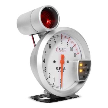 Imagem de Conta Giro Esportivo Universal Tuning Led 7 Cores Rpm