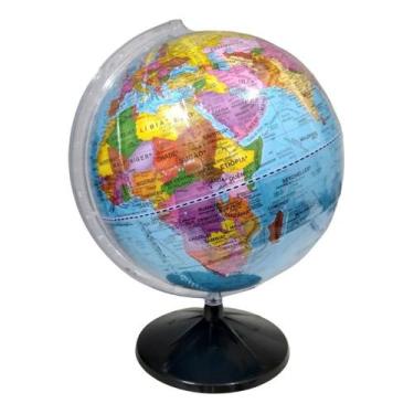 Imagem de Globo Terrestre Tátil Braille . Alto Relevo . 43cm Total - Libreria