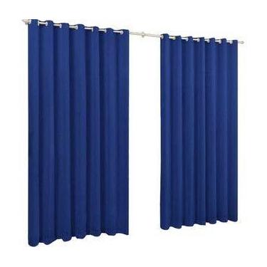 Imagem de Cortina roma 200x140 sala quarto escritório decoração parede royal - E