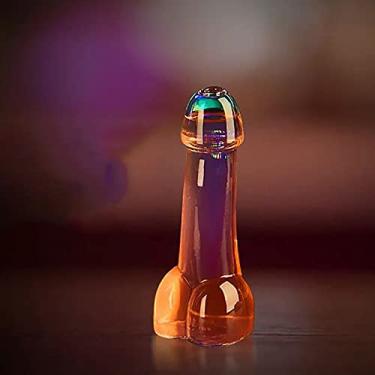 Imagem de Romehaha Wine Glass(150 ml), Sexy Funny Cup Cocktail Glasses,Creative High Boron Beer glass,Juice Drinking Cups for Bar Night Club Party KTV,Mini Beer Mug Shot Glasses 2.4'' W X 5.10'' H