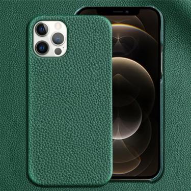 Imagem de Capa de telefone de couro para iphone 15 13 14 pro max 15pro 15plus 14plus 14pro 13pro 12pro 11 12 promax capa, verde, para iphone 7plus, 8plus