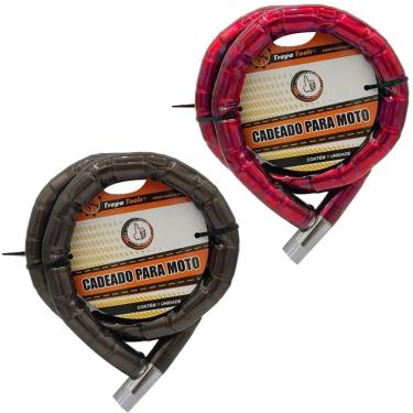 Imagem de Cadeado / Trava De Bicicleta / Moto Colors 1Mx22Mm