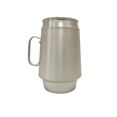 Imagem de Caneca De Chopp Alumínio Ice Beer Lisa Congelante 500Ml - Re Artefatos