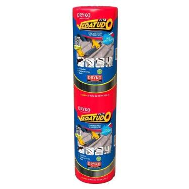 Imagem de Vedatudo Fita Aluminizada Impermeabilizante Dryko 60cmx10m