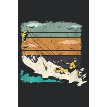 Imagem de Womens Kite Surfing Kiteboard For Surf Kitesurfer Kiteboarding Graphic Art: Lined Journal Notebook To Do Schedule, Medium 6x9 Inches, 100 Pages, Printed Cover