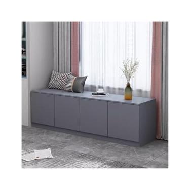 Imagem de LICONG-2019 Armário de janela de varanda armário baixo armário de armazenamento de parede confiável armário de armazenamento de parede grande capacidade armário de chão armário de janela de sacada