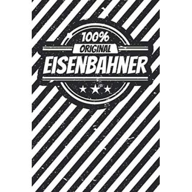 Imagem de Notizbuch liniert: Eisenbahner Geschenke lustiger Spruch Vintage