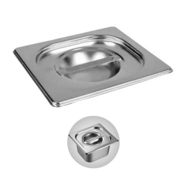 Imagem de Tampa Para Cuba Gastronômica Gn Inox 1/6 Buffet Restaurante