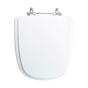 Imagem de Assento Sanitário Tampa De Vaso Branco Mdf Laqueado Ibiza Para Bacia Incepa
