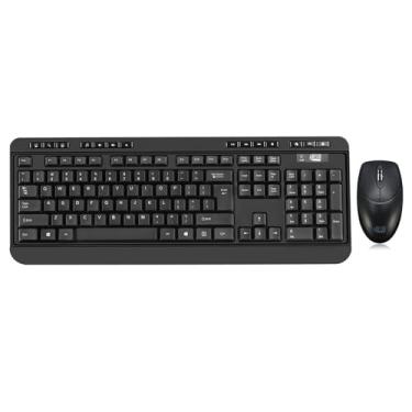 Imagem de Adesso WKB-1320CB EasyTouch - Combinação de mouse e teclado de mesa sem fio, preto