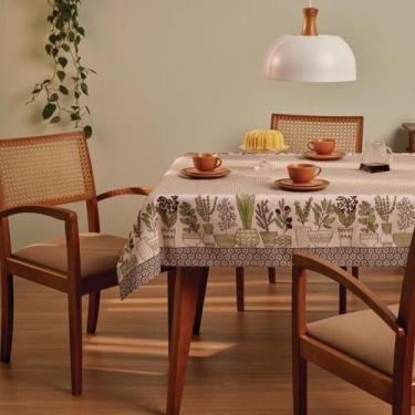 Imagem de Toalha De Mesa Quadrada 4 Lugares Diversas Estampas Limpa Fácil Jantar