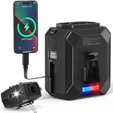 Imagem de COMLIFE Ventilador de cintura portátil - bateria recarregável de 10000 mAh