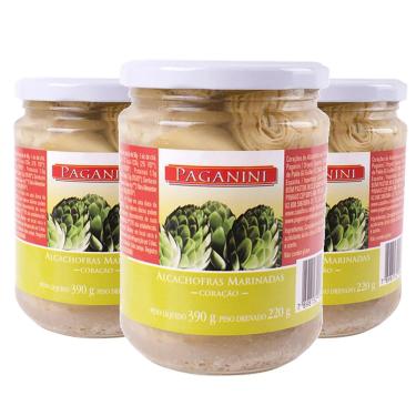 Imagem de 3X Coração De Alcachofra Marinado Paganini 240G