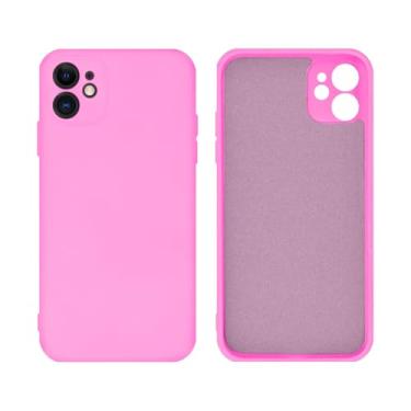 Imagem de Capinha Compativel com iPhone 11 Com Proteção de Câmera em Silicone com Interior Aveludado
