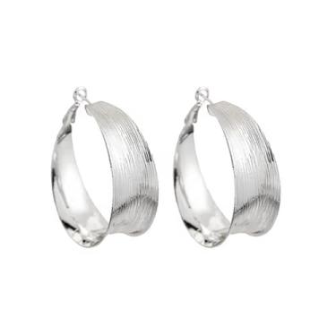 Imagem de Brincos pendentes de elos redondos coloridos pequenos brincos pendurados acessórios de vestido feminino, one size, Titânio, Sem pedra preciosa