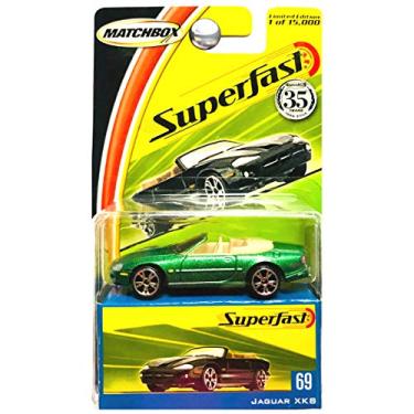 Imagem de Matchbox 2004 Superfast Jaguar XK8 conversível verde #69