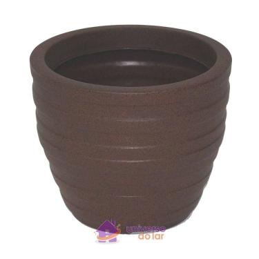 Imagem de Vaso Inca Tramontina Basic Em Polietileno Terracota 24 Cm Tramontina