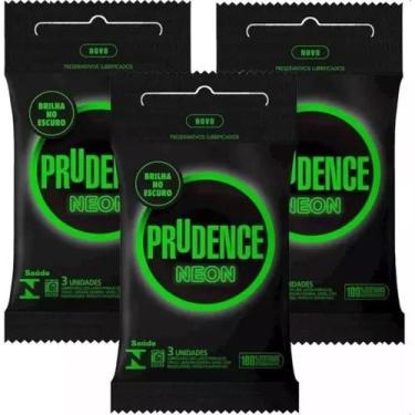 Imagem de 9 Preservativos Camisinhas Neon Brilha No Escuro Prudence