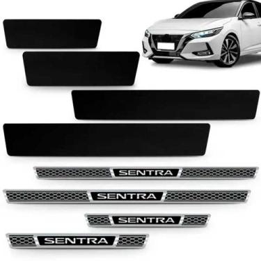 Imagem de Kit Soleiras Elegance NP - Protetor Premium Sentra 2023 a 2025 - NP AD