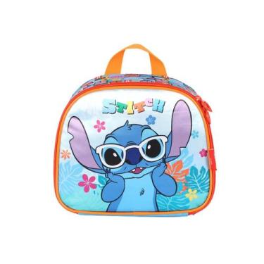 Imagem de Lancheira Stitch Térmica Infantil Meninas Escolar Passeio - Luxcel, Az