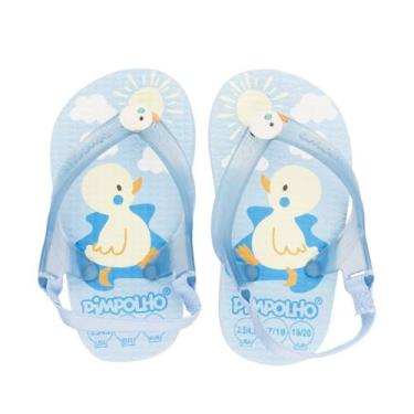 Imagem de Chinelo Bebê Infantil c/Elástico Pimpolho Tam 17 a 23, Pato, 21