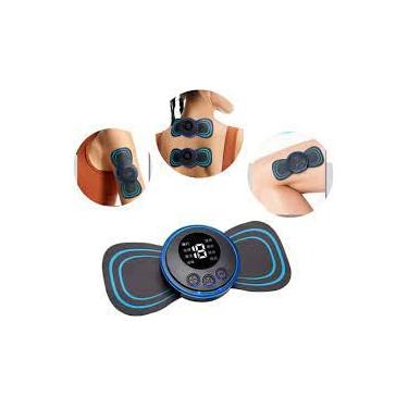 Imagem de Massageador Portátil Mini Elétrico Aparelho Profissional EMS Corporal Pescoço Barriga Relax Pernas Costas Pés Massoterapia Coluna Celulite Fisioterapia Manual Relaxante Gordura Localizada