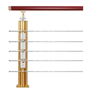 Imagem de Flexível Corrimões resistentes para degraus ao ar livre Trilhos de degraus internos multifuncionais Corrimão de liga de magnésio de alumínio de transição Espesso