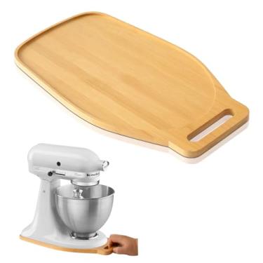 Imagem de Tapete deslizante de bambu para batedeira KitchenAid, tapete deslizante compatível com Kitchenaid 4,5-5 Qt Tilt-Head Stand Mixer, tapete deslizante de utensílios de cozinha, acessórios de misturador