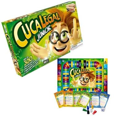 Imagem de Brinquedo Pedagógico Educativo Jogo De Tabuleiro Cuca legal Júnior Com 336 Perguntas