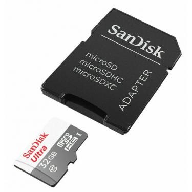 Imagem de Cartão de Memória 32GB Classe 10 com Adaptador - Sandisk