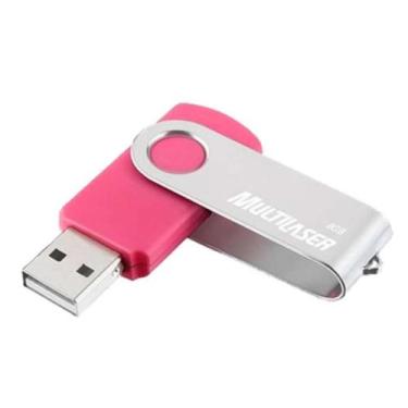 Imagem de Pen Drive Rosinha Lindo Da Multilaser 8Gb Twist Rosa 8GB Bom - Alex Im