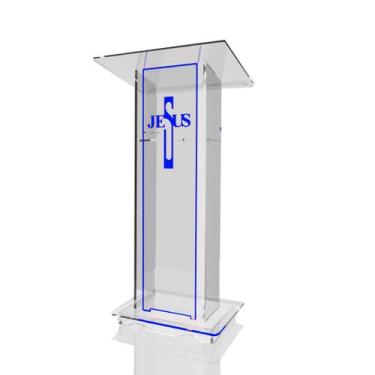Imagem de Púlpito de Acrílico para Igrejas e Empresas com ou sem Gravação - Acri