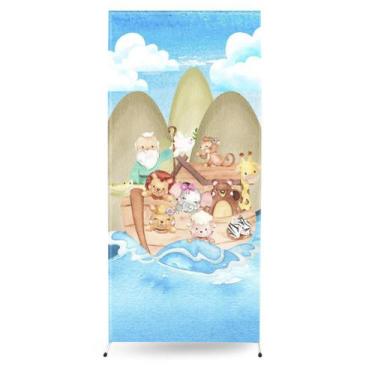 Imagem de Painel Lateral Romano Veste Fácil 0,90m x 2,20m Arca de Noé - Fadrix