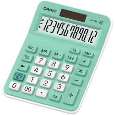 Imagem de Calculadora de Mesa 12 DIG. Verde SOLAR/BATERIA - Casio