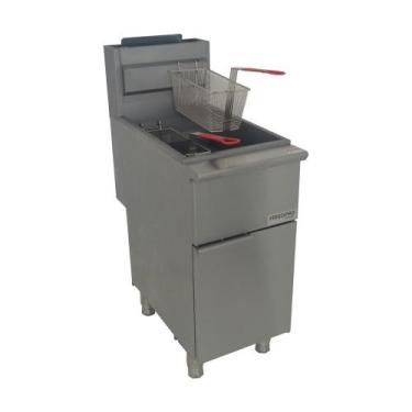 Imagem de Fritadeira Industrial à Gás GN Inox com 2 Cestos CPF3NG FrigoPRO