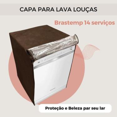 Imagem de Capa para lava louças brastemp 14 serviços transparente flex - Capas F