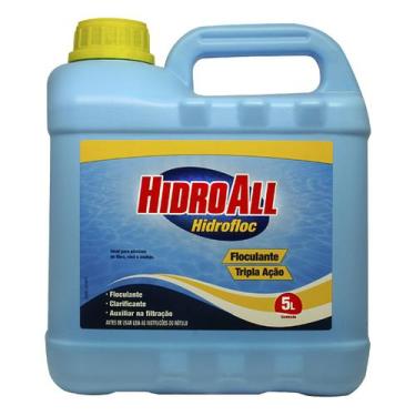 Imagem de Clarificante Hidrofloc Floculante Hidroall 5L