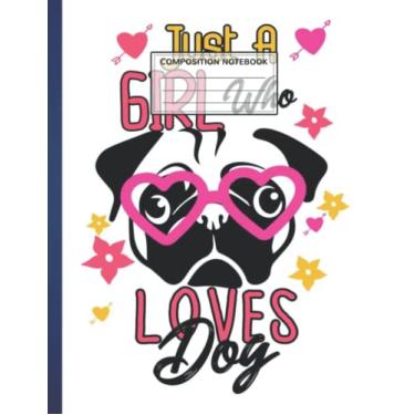 Imagem de Composition Notebook : Dog Sleep Puppy Lovers Composition Book Notebook, Wide Ruled For College, University, teacher, teen girls boys 8.5x11 inches, 110 Pages KDO-A777