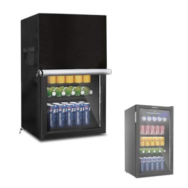Imagem de Sobana Capa para Refrigerador e Refrigerador de Bebidas para A Maioria Dos Mini Refrigeradores de Cerveja Ou Vinho de 3,2 Pés Cúbicos, À Prova D'Água, À Prova de Poeira, Anti-Uv, L (20"L X 20"P X 33"A