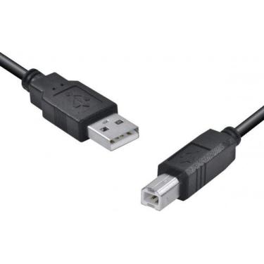 Imagem de Cabo usb para impressora a macho x b macho 2.0 - 1.8m uambm-18 - Vinik