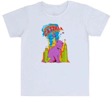 Imagem de Camiseta Infantil  Catzilla o gato Godzilla - Alearts, 14