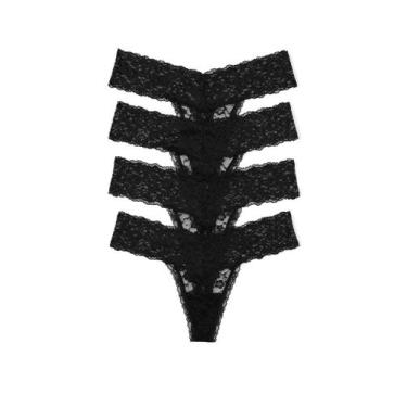 Imagem de Tanga Victoria's Secret Lace - Pacote com 4 (Tamanho M)
